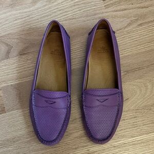 Peter Millar Lavender Leather Loafers